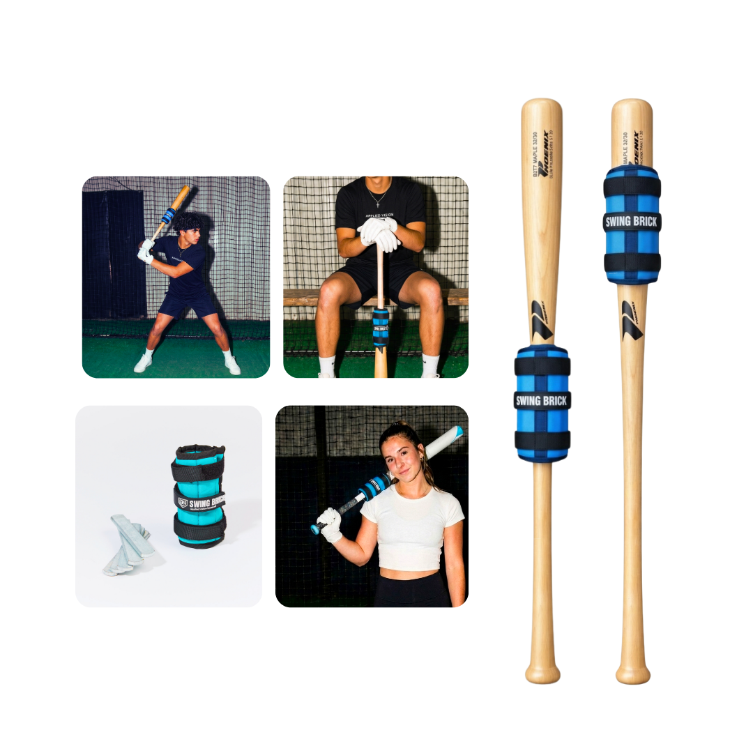 Swing Brick - The Adjustable Baseball Bat Weight Swing Trainer. 5-30 Oz.