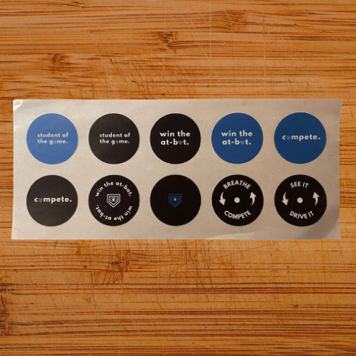 Game Ready - Bat Knob Stickers